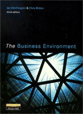 Cover for The business environment