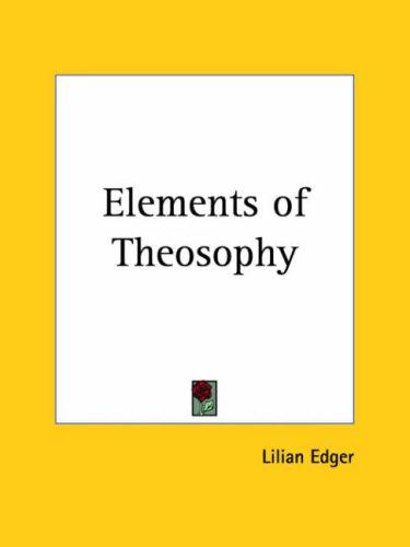 Cover for Elements of Theosophy