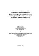 Cover for Solid Waste Management (Volume 1 Book & Volume 2 , CD-ROM)