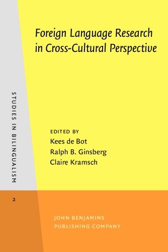 Cover for Foreign language research in cross-cultural perspective