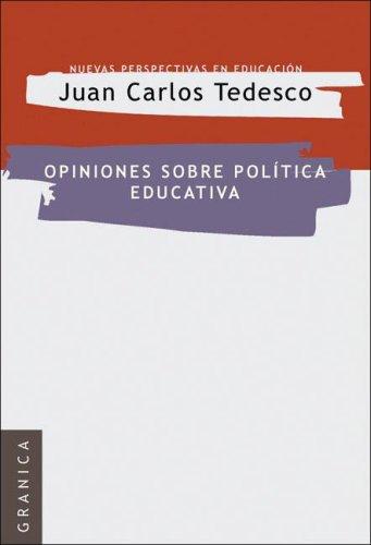Cover for Opiniones Sobre Politica Educativa
