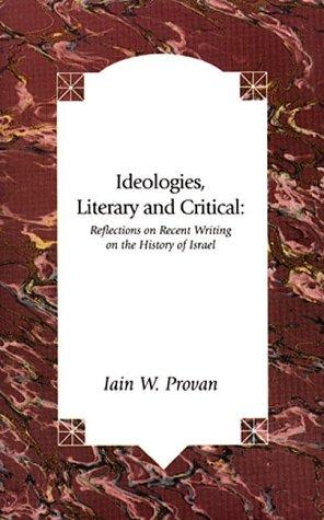 Cover for Ideologies, Literary and Critical