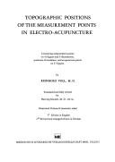 Cover for Topographic positions of the measurement points in electro-acupuncture