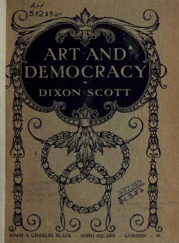 Cover for Art and democracy