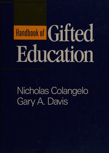 Cover for Handbook of gifted education
