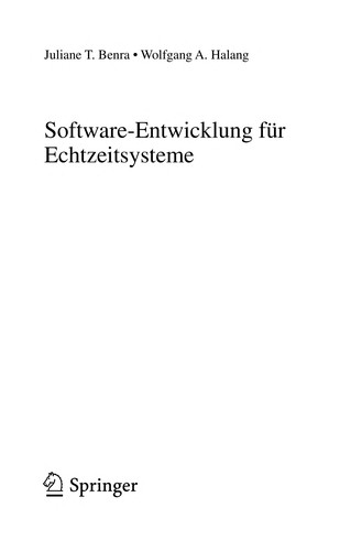 Cover for Software-Entwicklung für Echtzeitsysteme