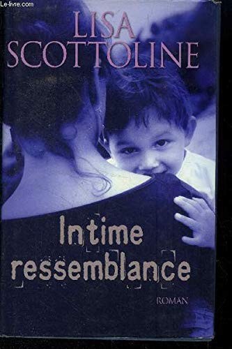 Cover for Intime ressemblance