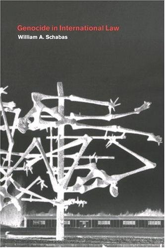 Cover for Genocide in international law