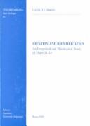 Cover for Identity and Identification