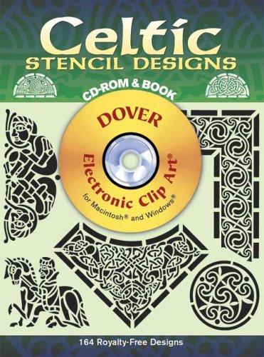 Cover for Celtic Stencil Designs CD-ROM and Book