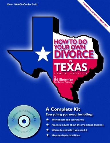 Cover for How to Do Your Own Divorce in Texas