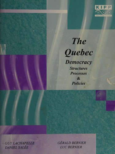 Cover for The Quebec democracy