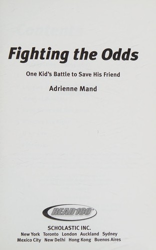 Cover for Fighting the Odds