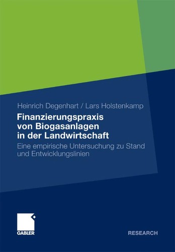Cover for Finanzierungspraxis von Biogasanlagen in der Landwirtschaft