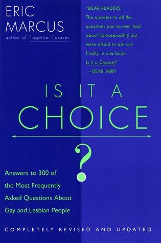 Cover for Is it a choice?