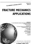 Cover for Fracture mechanics applications