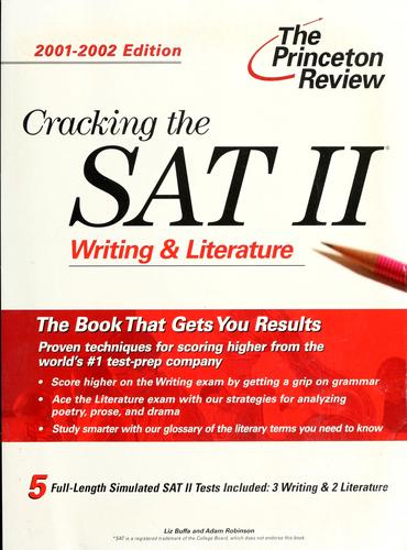 Cover for Cracking the SAT II