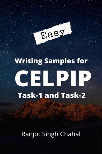 Cover for Easy Writing Samples for CELPIP Task-1 and Task-2
