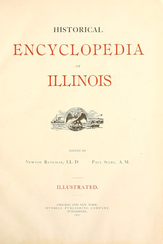 Cover for Historical encylopedia of Illinois