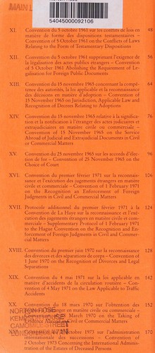 Cover for Recueil des Conventions:Collection of Conventions, 1951-1996