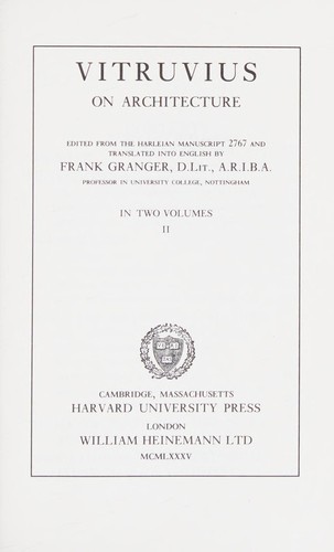 Cover for On architecture