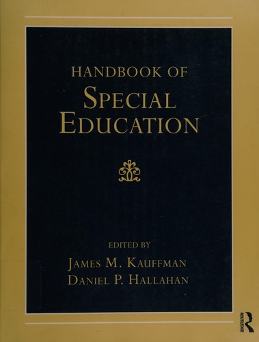 Cover for Handbook of special education