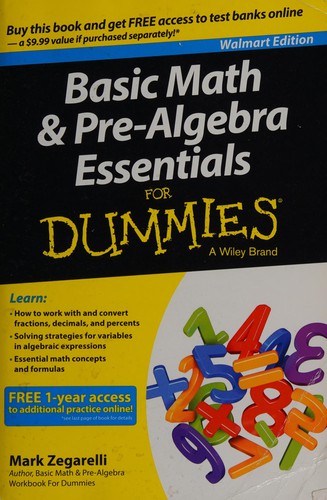 Cover for Basic math & pre-algebra essentials for dummies