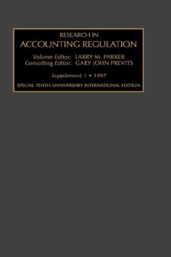 Cover for RES ACC REG S 1 (Research in Accounting Regulation)