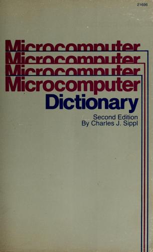 Cover for Microcomputer dictionary