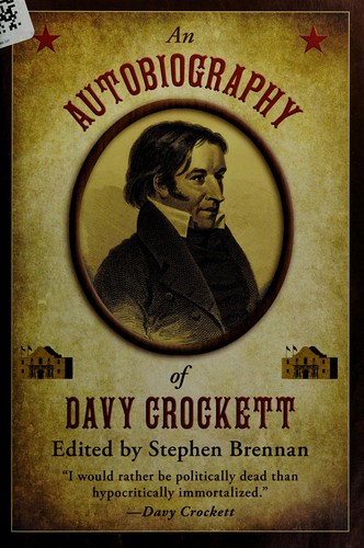 Cover for An autobiography of Davy Crockett