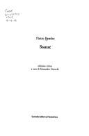 Cover for Stanze