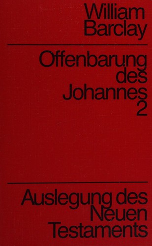 Cover for Offenbarung des Johannes