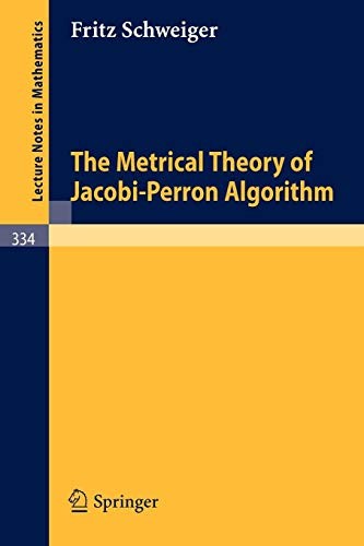 Cover for The Metrical Theory of Jacobi-Perron Algorithm