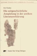 Cover for Die zeitgeschichtliche Anspielung in der antiken Literaturerklärung