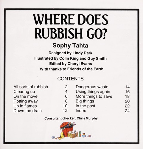 Cover for Where Does Rubbish Go? (Starting Point Science)