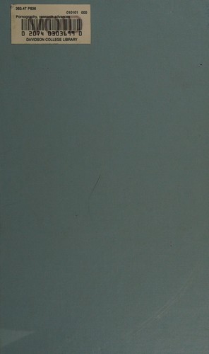 Cover for Pornography