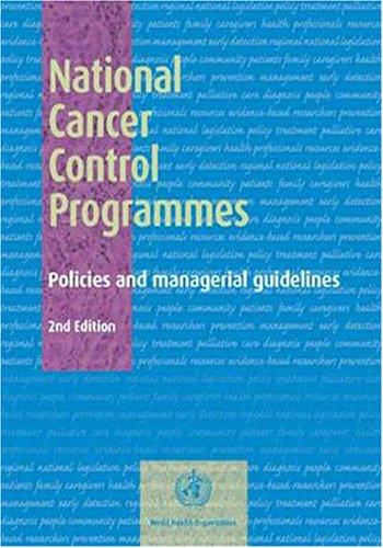 Cover for National Cancer Control Programmes