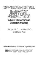 Cover for Environmental impact analysis