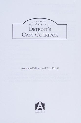 Cover for Detroit's Cass Corridor