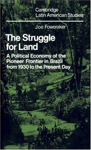 Cover for The struggle for land