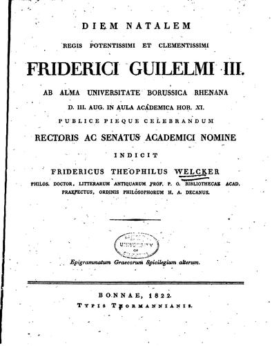 Cover for Epigrammatum Graecorum spicilegium alterum
