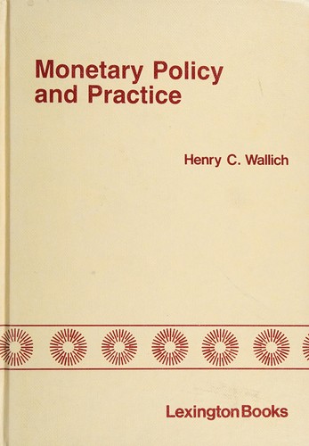 Cover for Monetary policy and practice