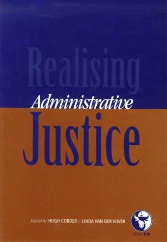 Cover for Realising administrative justice