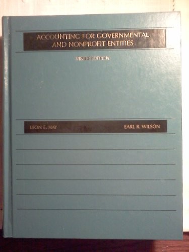 Cover for Accounting for Governmental and Non-profit Entities
