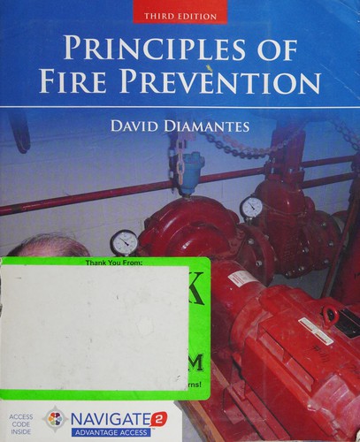 Cover for Principles of Fire Prevention