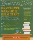 Cover for Beginning Spanish for teachers of Hispanic students