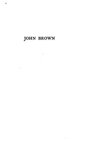 Cover for John Brown, 1800-1859