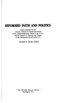 Cover for Reformed faith and politics