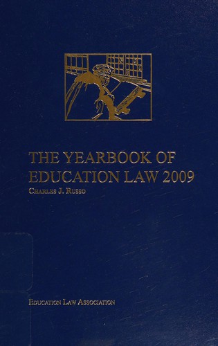 Cover for The yearbook of education law 2009