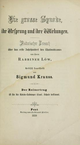 Cover for grosse Synode